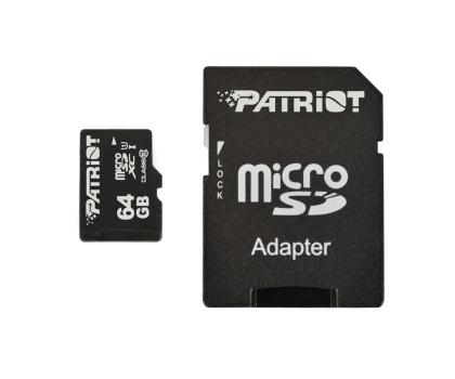 Karta pamięci Patriot 64GB microSDXC LX Series 80Mb/s